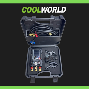 เกจวัดความดันแอร์ดิจิตอลรุ่น CWD-D370 พร้อมที่หนีบวัดอุณหภูมิ ชุดเกจวัดความดันดิจิตอล CWD-D370 หน้าจอสีขนาดใหญ่ - Product Image 5