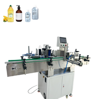 Machine d'impression d'étiquettes de bouteilles d'eau rondes automatiques d'origine, imprimante pneumatique d'étiquettes en rouleau, machine d'étiquetage de bouteilles avec convoyeur
