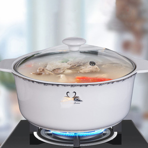 Double Swan Ceramic Tableware Dinner Plate Dinner Bowl French Elegant White Tableware - Product Image 5