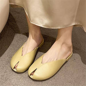 Sandalias planas clásicas de punta redonda informales cómodas para mujer, sandalias deslizantes para mujer, Sandalias planas de verano para mujer - Product Image 3