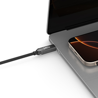 Câble de charge rapide USB-C Budi 240W avec gaine tressée en TPE et nylon pour téléphones mobiles et tablettes iOS, câbles de données Type-C de 1,8 m