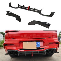 Kit de carrosserie populaire pour pare-chocs arrière personnalisé pour BMW X4M 23-25, diffuseur arrière en fibre de carbone style AE amélioré, outils automobiles