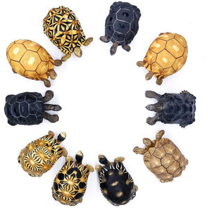 Polyresin 거북이 정원 동상 거북이 잔디 장식 뒷마당과 안뜰 동물 조각 - Product Image 2