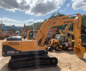 Excavadora Hyundai 220LC-9S de 20 toneladas resistente de rendimiento perfecto reacondicionada usada excavadoras en venta - Product Image 4