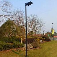 Poste de lámpara Luces Lámpara solar al aire libre Poste Postes de luz de jardín
