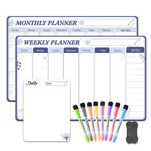 Hot Sale Magnetic Whiteboard Weekly Calendar Planner Magnetic Whiteboard Sheet Magnetic Weekly Planner And Monthly Planner