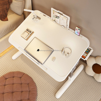 Table d'ordinateur portable pliable à hauteur réglable, petite taille, pour étudiants, dortoirs, enfants et personnes paresseuses - Vente en gros