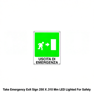 ป้ายทางออกฉุกเฉิน 250 X 310 มม. ไฟ LED เพื่อความปลอดภัย - Product Image 2
