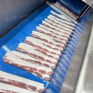 เครื่องหั่นเนื้อแช่แข็งแบบต่อเนื่องอัตโนมัติสามารถปรับความหนาในการตัดอกไก่/เบคอน DRB-26K ทำความสะอาดง่าย - Product Image 6