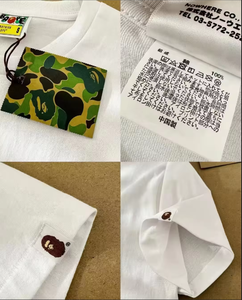 2026 1:2 รุ่นไฮเอนด์ พร้อมส่ง ผ้าฝ้าย 100% เป็นมิตรกับสิ่งแวดล้อม ระบายอากาศได้ดี เสื้อผ้าลำลองผู้ชาย ทรงปกติ พิมพ์ลาย Ape ด้วยเทคนิค Heat-Transfer - Product Image 6