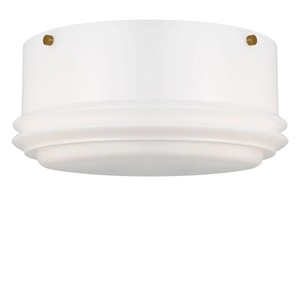 Antique Brass & Frosted Glass Bead Drum Modern Boho Semi-Pendant <b>Ceiling</b> <b>Light</b> | Cozy Lighting for Hotel Guest Room Leisure Area - Product Image 2