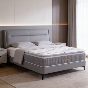 <span class=keywords><strong>Matelas</strong></span> hybride écologique YIHONG pour villa, fermeté douce, épaisseur 34 cm, surmatelas en mousse PU, tricot jacquard double face - Product Image 1