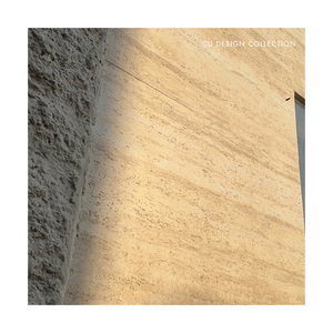 Linh hoạt đá Bảng điều khiển tường Bảng điều khiển đá mềm gạch Veneer tấm ngoại thất và nội thất trang trí tường dòng sơn travertine - Product Image 5