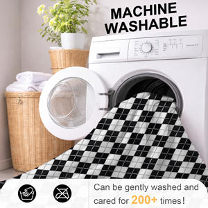 Manta Poncho de Forro Polar para Silla de Ruedas con Broches, Largo hasta la Rodilla, Lavable a Máquina - Product Image 6