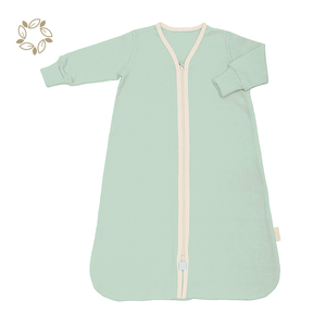 Sac de couchage en coton biologique pour bébé, sac de couchage pour bébé <span class=keywords><strong>avec</strong></span> <span class=keywords><strong>jambes</strong></span>, sac de couchage écologique, sac de couchage pour bébé <span class=keywords><strong>avec</strong></span> fermeture éclair bidirectionnelle - Product Image 4