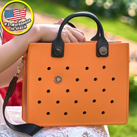 2025 Offre Spéciale élégant sac de travail EVA avec conception de trou de poinçon pour sabots breloques fourre-tout léger pour femmes sacs à main USA Stock