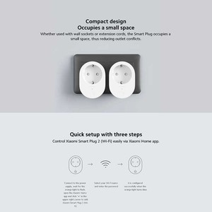 ปลั๊กอัจฉริยะ Mi Smart Plug EU Wi-Fi ปลั๊กไฟอัจฉริยะอเนกประสงค์ ควบคุมระยะไกล รองรับคำสั่งเสียง สีขาว ทำจากพลาสติก - Product Image 4