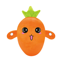 Boneka Plush Buah Desain Wortel yang Dapat Disesuaikan, Grosir, untuk Anak Perempuan, Penginderaan Irama, Penenang Tidur, Musik, Anak Usia 2-6 Tahun, Grosir