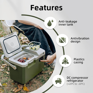 MP15 <span class=keywords><strong>Alpicool</strong></span> Compresseur De Voiture Réfrigérateur Congélateur Électrique Refroidisseur Portable Mini Réfrigérateur pour Voiture AC 100-240V DC 12V 24V Camping - Product Image 5