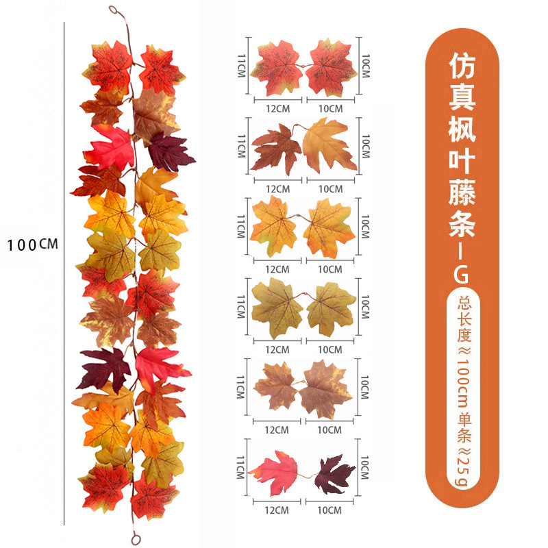 1M de vignes d'érable simulées - G