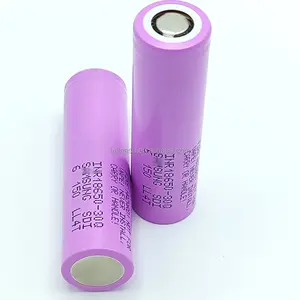Bateria 18650 Inr18650 30q 30qm 30qt 3.7v 3000mah Li-ion Baterias de Lítio recarregáveis de alta corrente de alta potência 20a