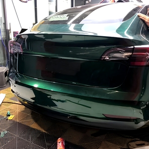 Film de protection de voiture en vinyle coulé PET PVC TPU, vert agate brillant, qualité supérieure, vente directe usine, rouleau complet 1,52x18M/5x60FT - Product Image 3
