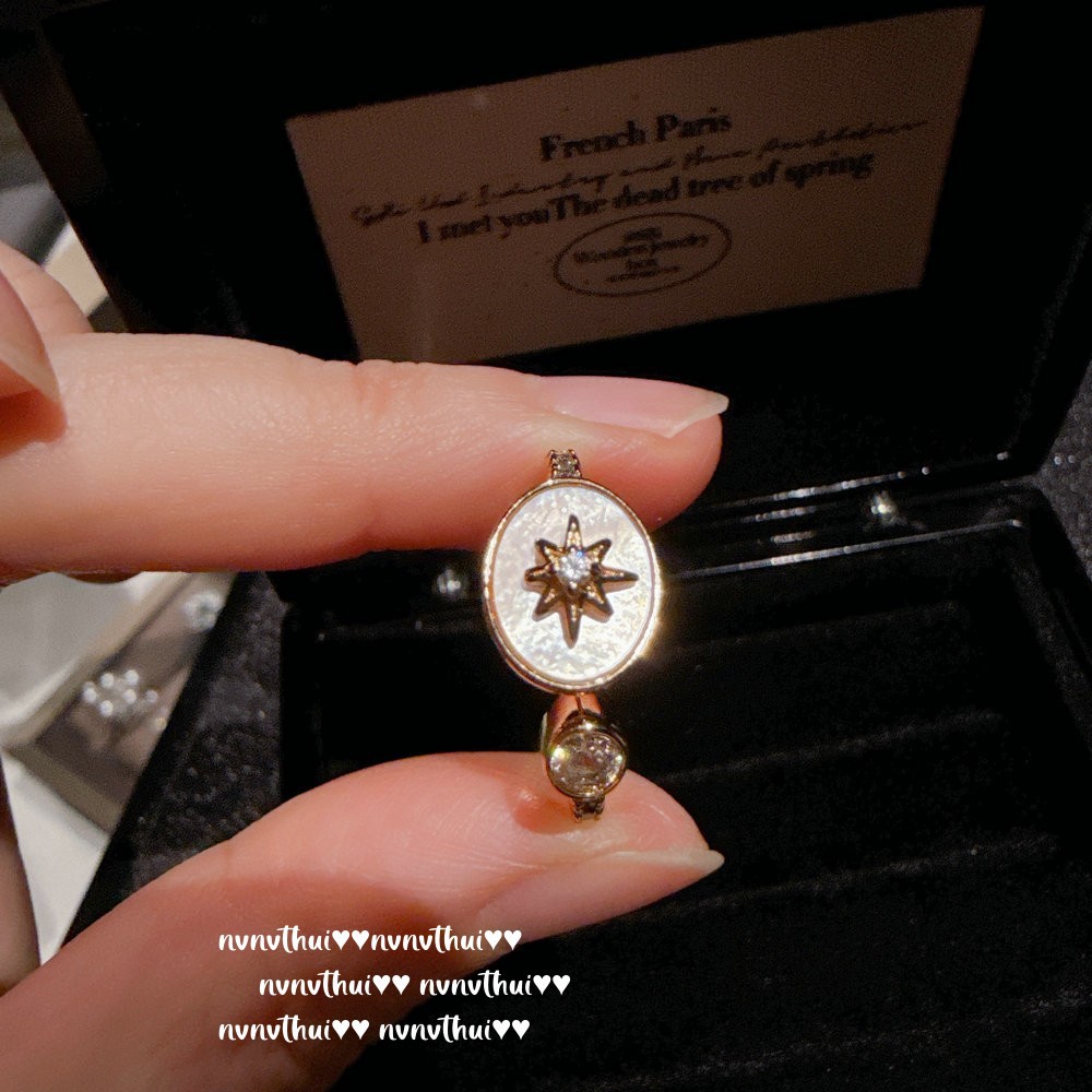 386hocc retro comet fritillaria zircon open ring