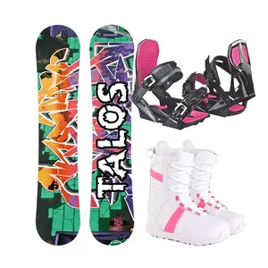 Winter sport new design OEM/ODM round snow board high quality poplar wood core abs sidewall adult snowboard