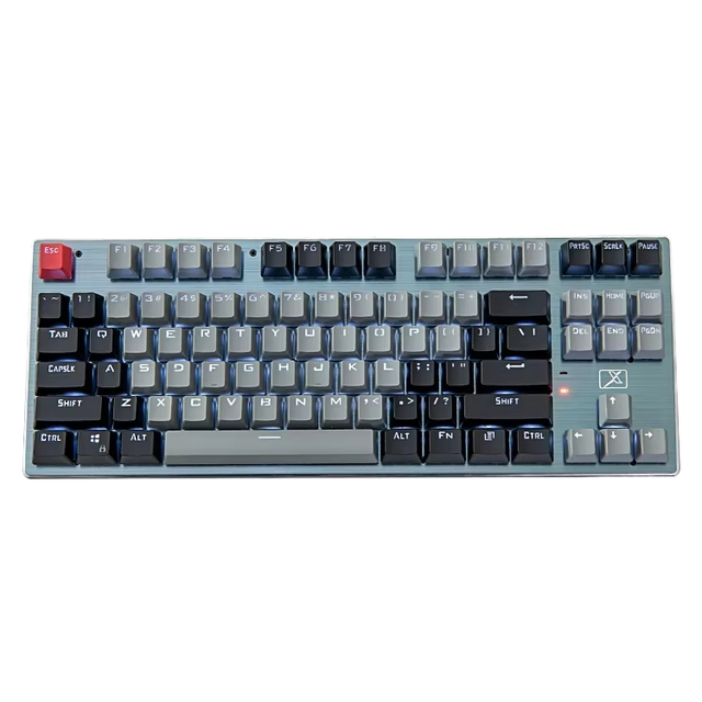 XINMENG RF87 BT Three-mode Wireless RGB Backlit Mechanical Keyboard USB Type-C Interface Blue Switch Metal Hot-swappable