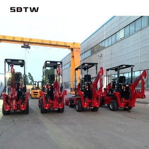 รถตักดิน4x4ล้อลากรถตักขนาดเล็กแบบรถ<span class=keywords><strong>แบค</strong></span><span class=keywords><strong>โฮ</strong></span>ผลิตในจีน - Product Image 4
