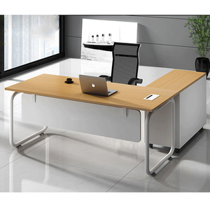 Lusso Moderno Ufficio Scrivania <span class=keywords><strong>MFC</strong></span>/MDF Mobili Per Ufficio A Forma di L Tavolo CEO - Product Image 3