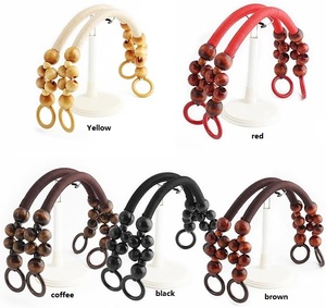 Dây Nylon 33/37/47cm có tay cầm bằng gỗ đính cườm dây đeo ví hình chữ <span class=keywords><strong>U</strong></span> thay thế tay cầm để làm túi tự làm móc túi - Product Image 5