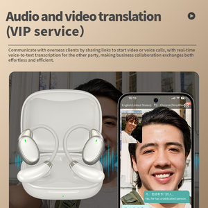 Auriculares de conferencia de interpretación simultánea en tiempo real Traducción de varios idiomas Traductor de viaje Auriculares de traducción - Product Image 5
