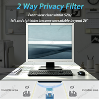 Filtre de confidentialité anti-espion facile à installer, protection des yeux, film PET à haute transmission, réutilisable, anti-traces de doigts pour moniteurs PC 19 pouces 5:4