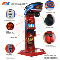 Machine de jeu d'arcade de boxe à monnayeur, construction métallique, garantie 1 an
