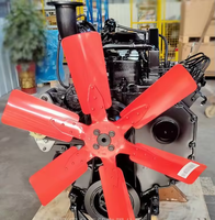 Motor Diésel DCEC Cummins 4BT Original 4BTA3.9-C125 de 97KW 2500RPM con Sistema de Refrigeración por Radiador para Bomba de Agua