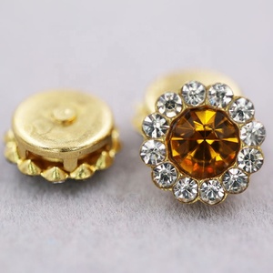 คริสตัลรูปดอกทานตะวันแบบขายส่งสำหรับตกแต่งรองเท้า - Product Image 6