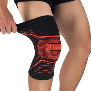 Ginocchiera sportiva con supporto per ginocchio a compressione con stabilizzatori laterali e cuscinetti in Gel per rotula - Product Image 3