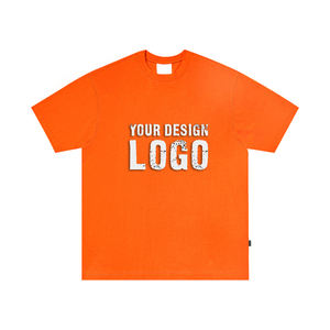 Camiseta Deportiva de Baloncesto de Color Sólido de Alta Calidad, Camiseta Extra Grande para Hombre, Informal de Verano, 100% Algodón Lavado, Camisetas de Talla Grande para Hombre - Product Image 1