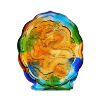 Artfamily Personnalisation Statue d'animal d'intérieur Sculpture de dragon en verre CE.0314.ACG Procédé de fusion à la cire perdue Jiangsu Cadeau d'affaires pour bureau