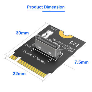 Адаптер <span class=keywords><strong>M</strong></span>.<span class=keywords><strong>2</strong></span> NVMe Oculink PCIe Gen4 SFF-8611/8612 22x30 мм ключ-М для использования в ноутбуке-NVMe интерфейс расширения для хранения, конверсионный запас - Product Image 3