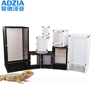 Terrarium pliable ADZIA pour reptiles, grande cage pour serpents, habitat extra large pour reptiles, cage d'élevage pour caméléons, enclos - Product Image 1