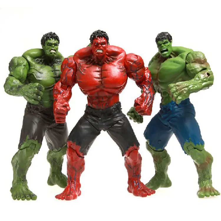 25cm meravigliati selezionati Hulks rosso Action Figure 3D la collezione in PVC vendicato modello giocattolo Supered Hero Figure Hulks