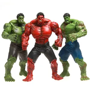 25 cm Red Hulks Actionfigur Marvel Selected Hulks Statue 3D The Avenged PVC Collection Modell Spielzeug Überlegene Heldenfigur Hulks