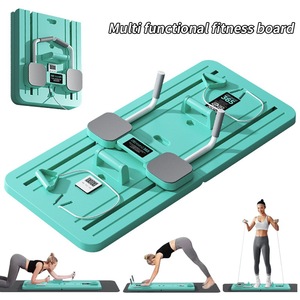 Bunnyhi jfb001 có thể gập lại Pilates Board đa chức năng Cải Cách bụng lõi huấn luyện viên <span class=keywords><strong>AB</strong></span> tập thể dục ABS Con lăn thiết bị tập luyện - Product Image 5