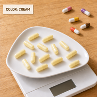 Capsules végétariennes transparentes et colorées personnalisées, haute compatibilité, HPMC, capsules vides à coque dure