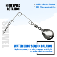 Lames de spinner pour la pêche, accessoires pour montages de leurres spinnerbait DIY, composants de rechange pour matériel de pêche, cuillères ovales pour achigan, truite et brochet
