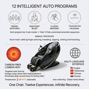 New Arrival Big Airbags Hand Acupressure <b>Pads</b> 4D Chair With Individual Leg Stretching Yj-803 1. 4D Control P - Product Image 5