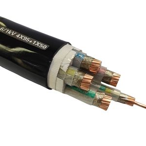 Điện áp thấp 4 lõi cáp PVC 10mm 16mm 25mm 50mm 16mm2 50mm2 3 giai đoạn bọc thép ngầm đồng - Product Image 2