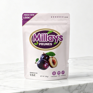 Bolsas de Embalaje de Alimentos Impresas Personalizadas con Cierre de Cremallera para Frutas Deshidratadas, Snacks, Fideos y Alimentos Enlatados - Tamaño Personalizado de Grado Alimenticio - Product Image 6